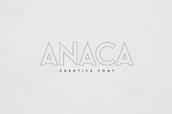 Anaca: The Elegant Display Font for Modern Branding