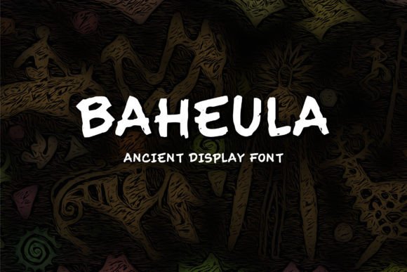 Baheula Display Font for Branding That Feels Old and Ancient