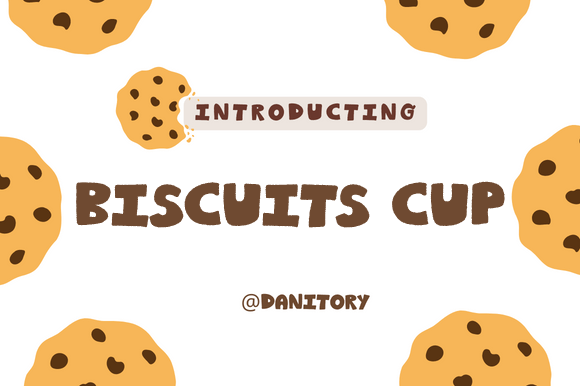 Biscuits Cup: A Natural Fun Display Font for Publishing