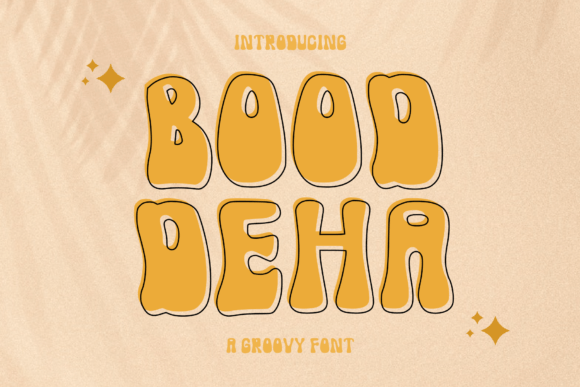 Bood Deha: A Groovy Display Typeface for Creators