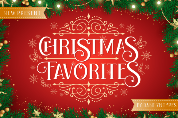 Christmas Favorites – The Joyful Display Font That Lifts Holiday Designs