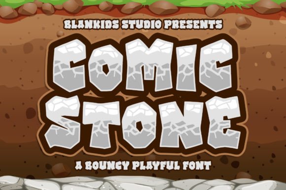 Comic Stone: The Playful Display Font for Digital Creativity