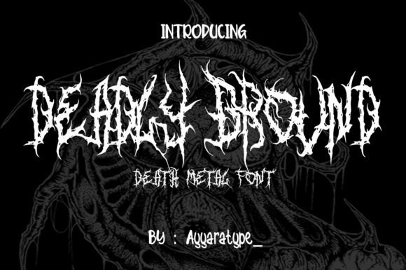 Deadly Ground: A Horror Display Font for Bold Branding
