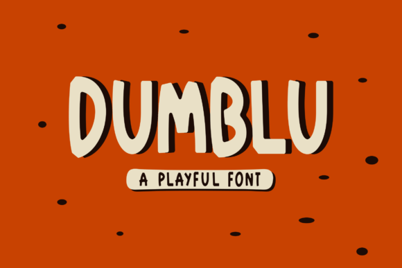 Dumblu: A Modern Display Typeface for Editorial Design