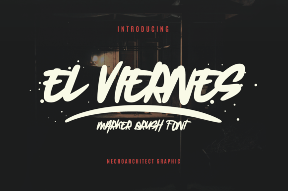 El Viernes Marker Brush Font for Bold Campaign Headlines