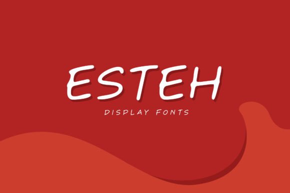 Esteh: A Fun Yet Assertive Display Font for Editorial Design