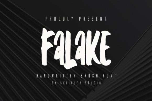 Falake: A Handwritten Display Font for Confident Branding