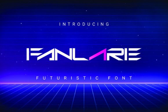 Fanlare Font: A Futuristic Display Typeface for Modern Branding