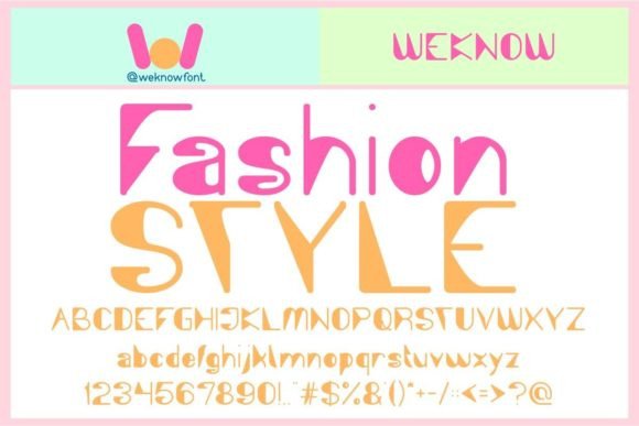 Fashion Style: A Modern Display Font for Bold Branding