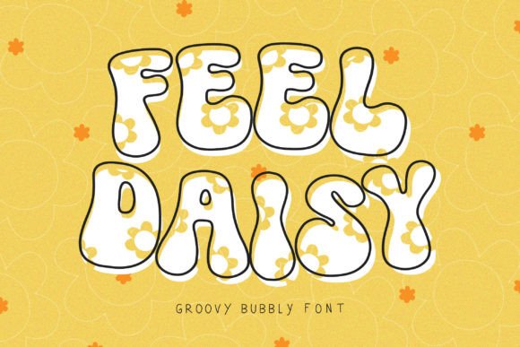 Feel Daisy: A Groovy Display Font for Hippie Branding and Web Design