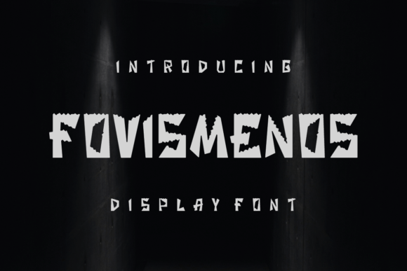 Fovismenos: A Bold Display Font for Standout Design