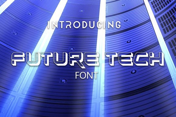 Future Tech 3D Display Font for Creative Tech Projects