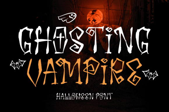 Ghosting Vampire: A Halloween Display Font for Memorable Branding