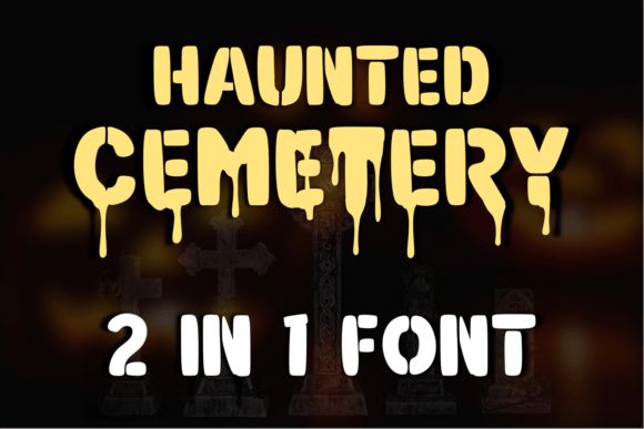 Haunted Cemetery Typeface for Editorial Design