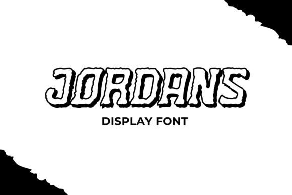 Jordans: A Distorted Display Font for Bold Digital Branding