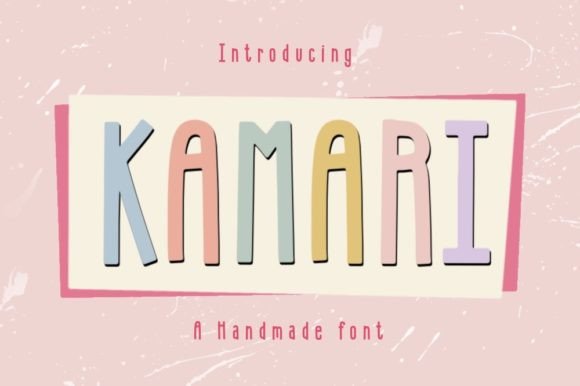 Kamari Font: A Simple Casual Display Typeface for Business