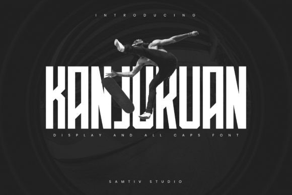 Kanjuruan: A Modern Display Font for Campaign Creatives