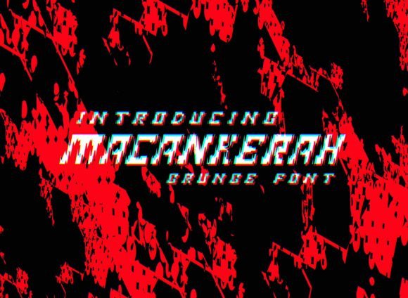 Macankerah Display Font for Bold Business Branding