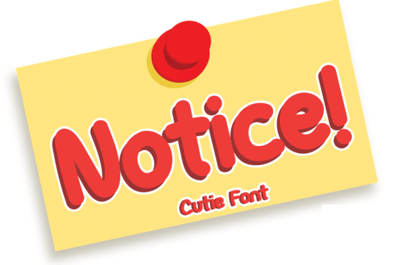 Notice Font: A Quirky Chic Display Typeface for Makers
