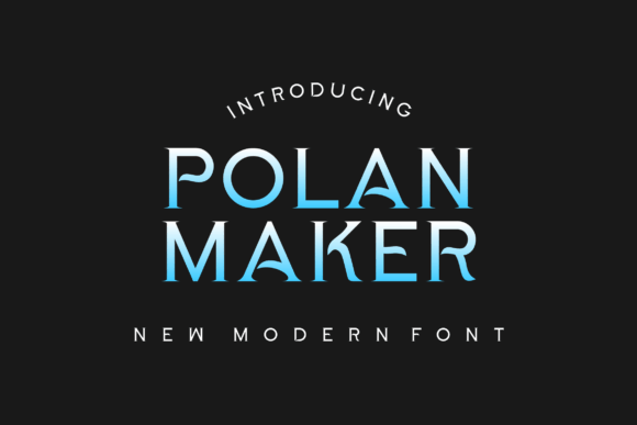 Polan Maker: A Chic Display Font for Modern Brands