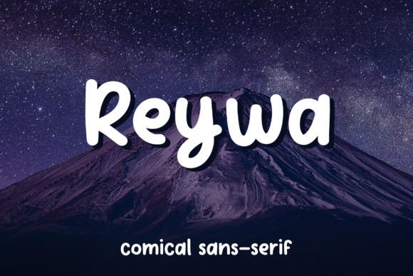 Reywa: A Bold Rounded Display Font That Feels Like a Smile on the Page