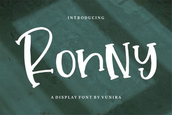 Ronny Display Font: A Fun and Whimsical Typeface for Web Design