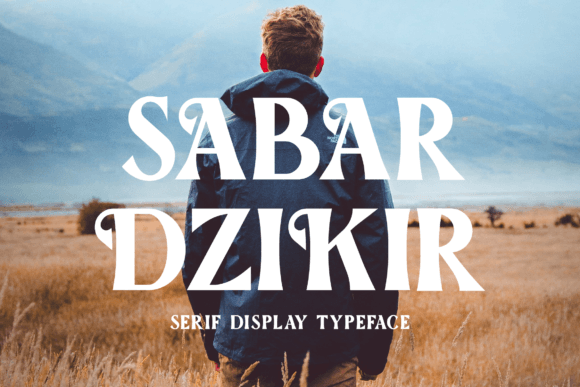 Sabar Dzikir – The Refined Display Font for Chic Business Branding
