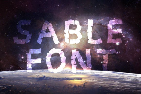 Sable Display Font: A Bold Quirky Typeface for Visionary Campaigns