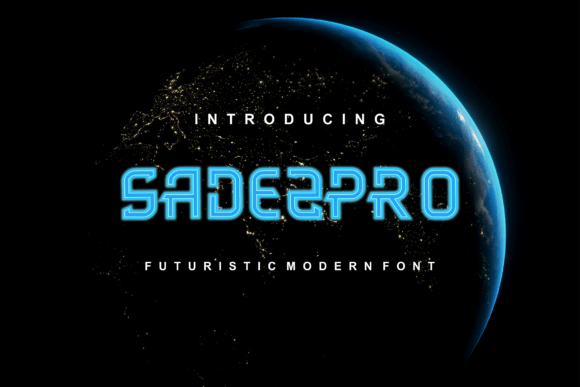 Sadez Pro Font Download: A Futuristic Display Typeface Review
