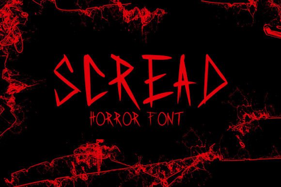 Scread Display Font for Horror and Thriller Web Design