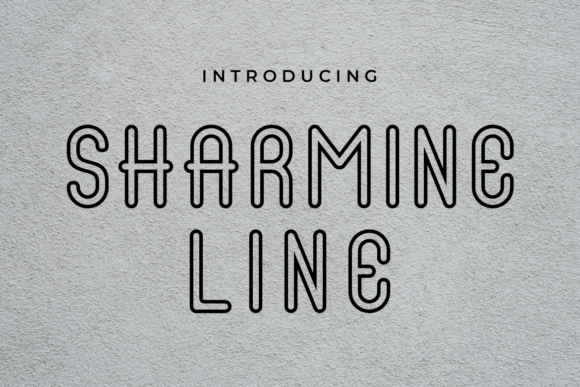 Sharmine Line: The Display Font for Bold Branding Projects