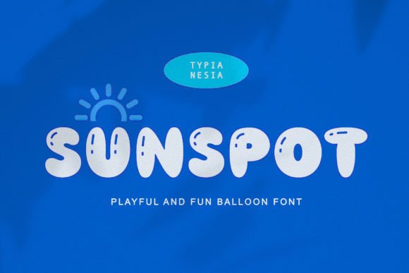 Sunspot: The Playful Balloon Display Font for Kid Brands