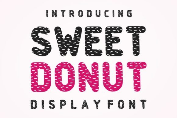 Sweet Donut: A Fun Display Font for Editorial Projects