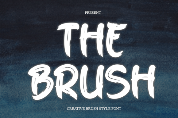 The Brush Font for Crafters and Product Creators