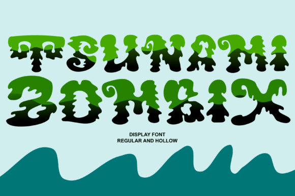 Tsunami Zombix: A Creepy Display Font for Business Branding