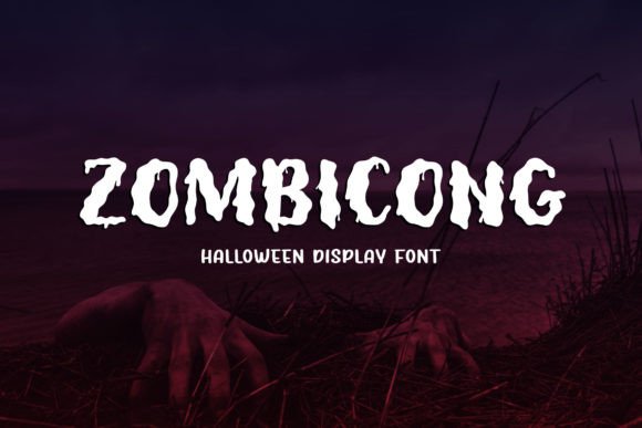 Zombicong Font for Halloween Branding That Scares and Delights